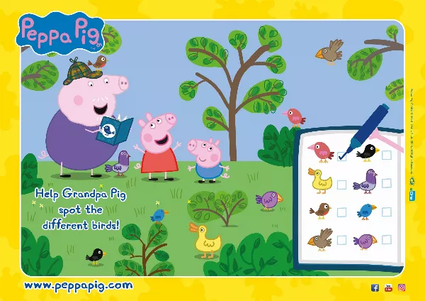 Peppa Pig Spot the Birds